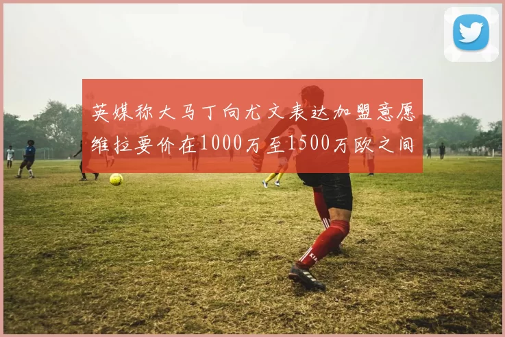 英媒称大马丁向尤文表达加盟意愿维拉要价在1000万至1500万欧之间